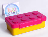 Lego Shaped Stainless Steel Stackable Lunch Box With Spork (KC5678C)