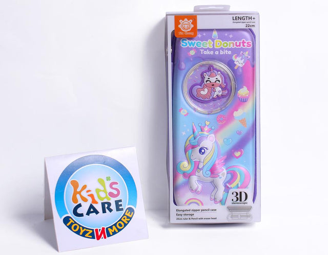 Unicorn Themed 4 x 9-inch EVA Material 3D Stationery Organizer (EVA-26)