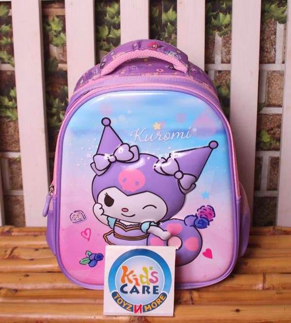 Kuromi 3D School Bag for KG Kids (2328)