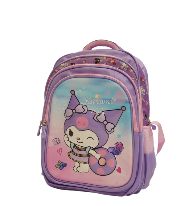 Kuromi 3D School Bag for Kids - Stylish & Durable Backpack for Grade 1 & 2 (2368)
