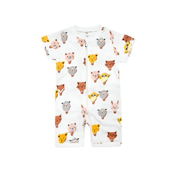 Animal printed romper