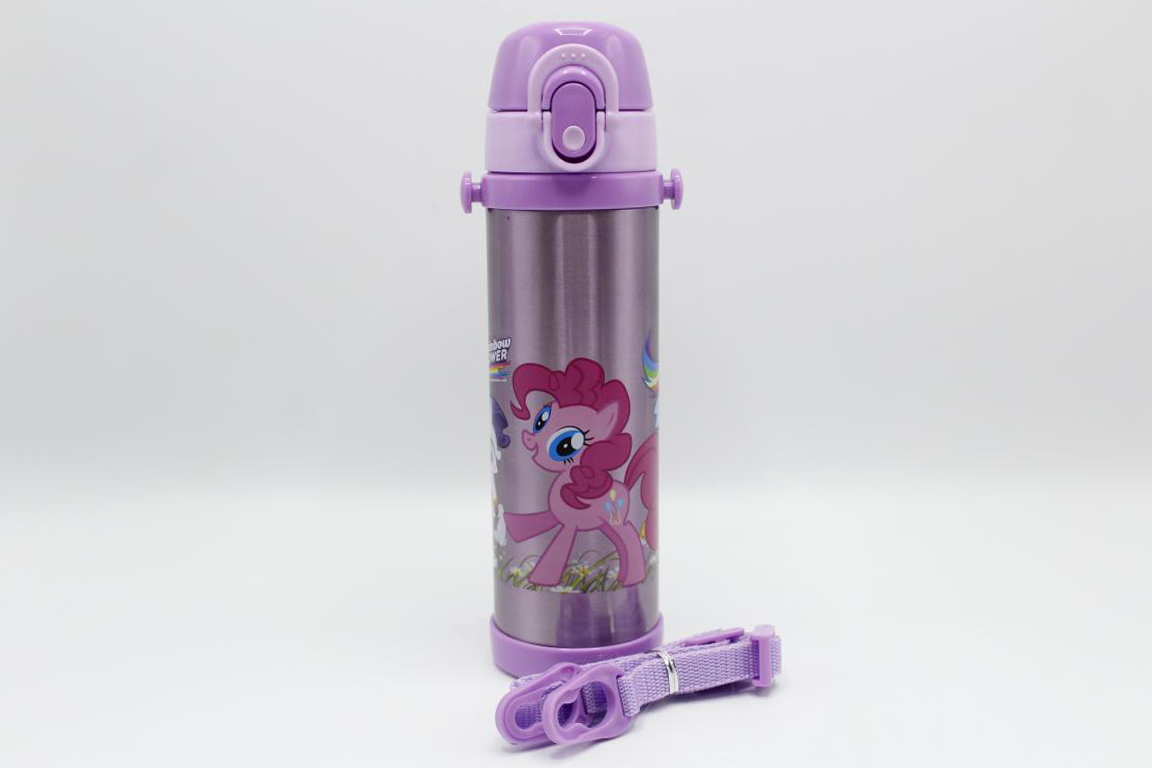 My Little Pony Purple Thermal Metallic Water Bottle (GX-500)
