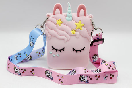 Unicorn Soft Soft Silicone Cross Body Pouch