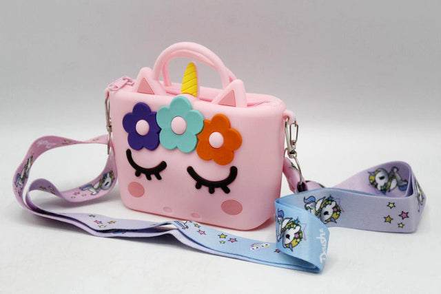 Unicorn Soft Silicone Cross Body Pouch
