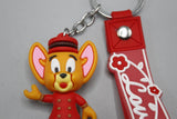 Jerry PVC Keychain with Bracelet (KC5367D)