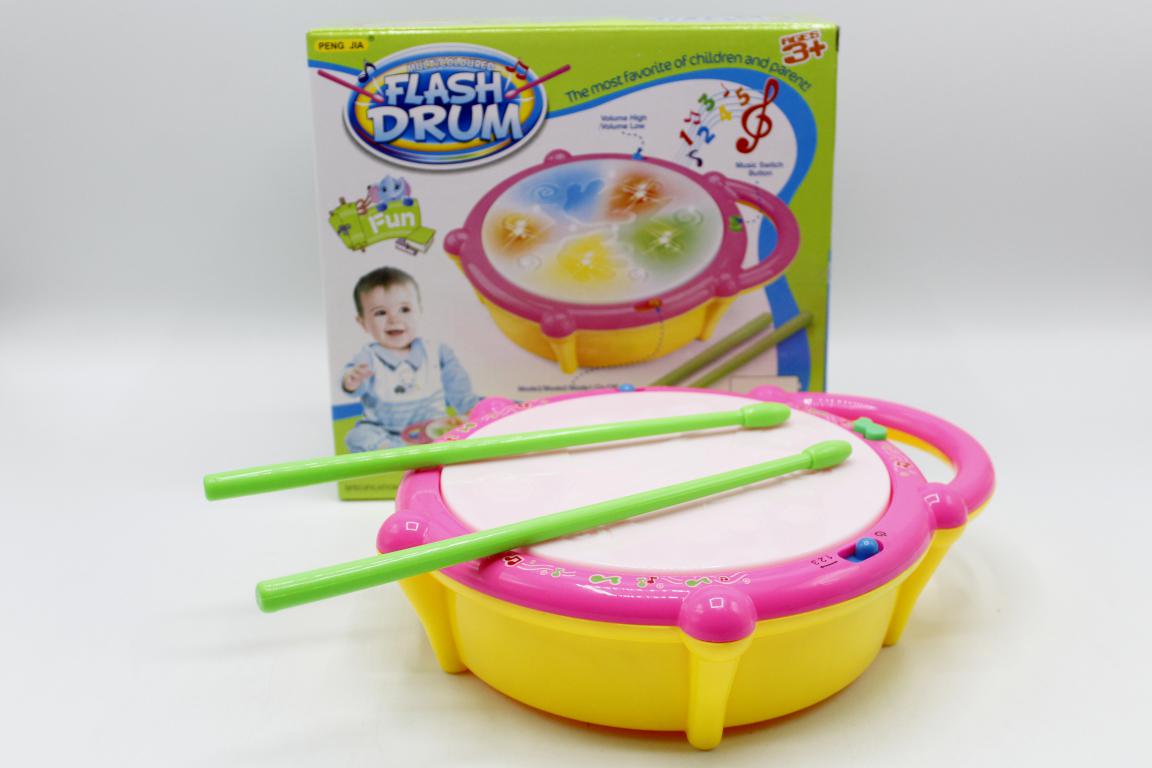 Flash Drum Battery Operated Toy (168-23)