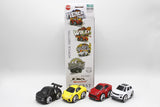 Fierce Tiger Cars Set Die Cast Metal Pack of 4 (TN-Q17)