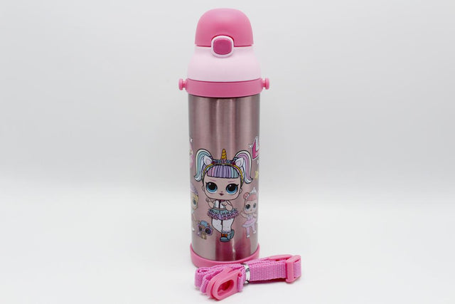 LOL Pink Thermal Metallic Water Bottle (MT-500)