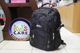 Camel Mountain Backpack Notebook Laptop Book Bags Travel Bag Black (2082#)