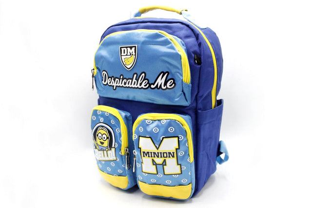 Minions Blue School Bag For Play KG-1 & KG-2 (KC5322)