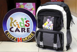 Stylish Black School Bag / Travel Backpack (GY60#)