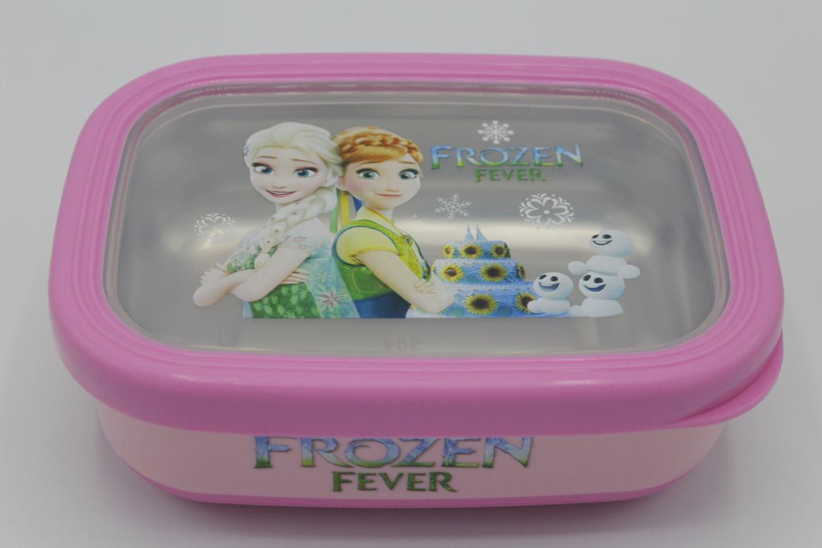 Frozen Pink Stainless Steel Lunch Box (XY-X11)