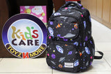 Printed Black School Bag (2183)