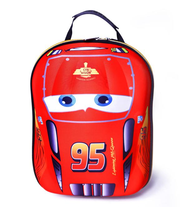 Cars Red Backpack School Bag 13 Inches For KG-1 And KG-2 (KC5203)