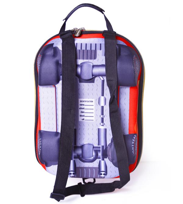 Cars Red Backpack School Bag 13 Inches For KG-1 And KG-2 (KC5203)