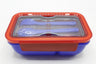 Mario Lunch Box With Partition And Spoon, Fork