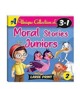 Mind to Mind 3-in-1 Moral Stories for Juniors - Book 2: Large Print Collection (8x8 inches, 48 Colourful Pages)