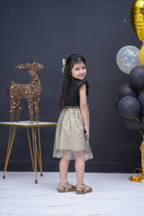 Shimmery Shine - Formal party Black shimmer dress