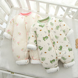 Baby Rompers Boys Girls Cotton Overalls Long Sleeve Jumpsuit