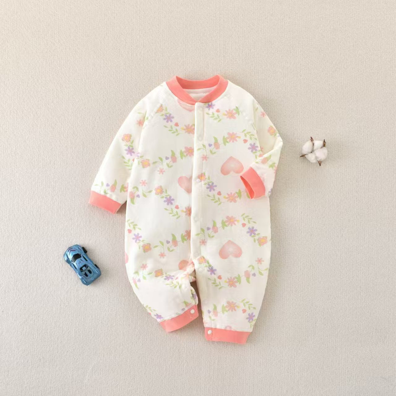 Unisex Newborn Cotton Jumpsuit