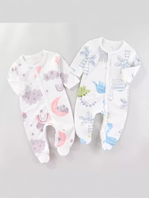 Baby Boy Romper Long Sleeve Cotton Cute Pattern Spring Autumn Winter Newborn Clothes Baby Girl Jumpsuit