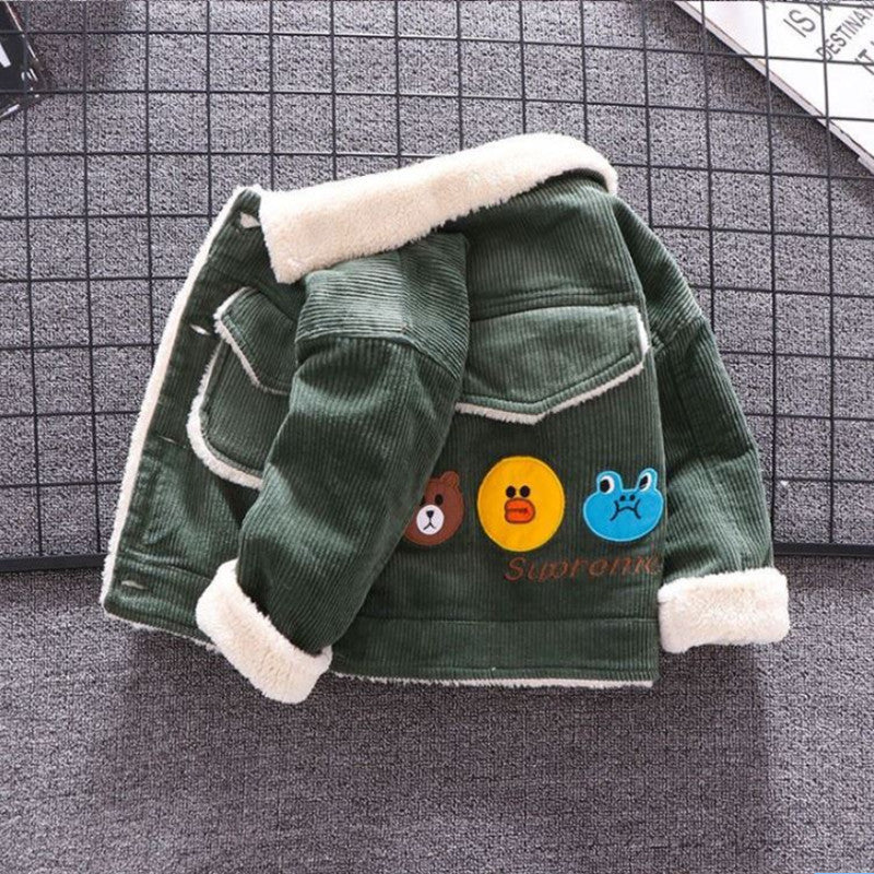 Winter 1 Piece Kids Baby Girls Jacket Childrens Clothing Toddler Girl Boy Tops Fleece Jackets Coat Outerwear for Kids