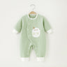 Unisex jumpsuit Spring and Autumn air clamp thin cotton warm baby clothing