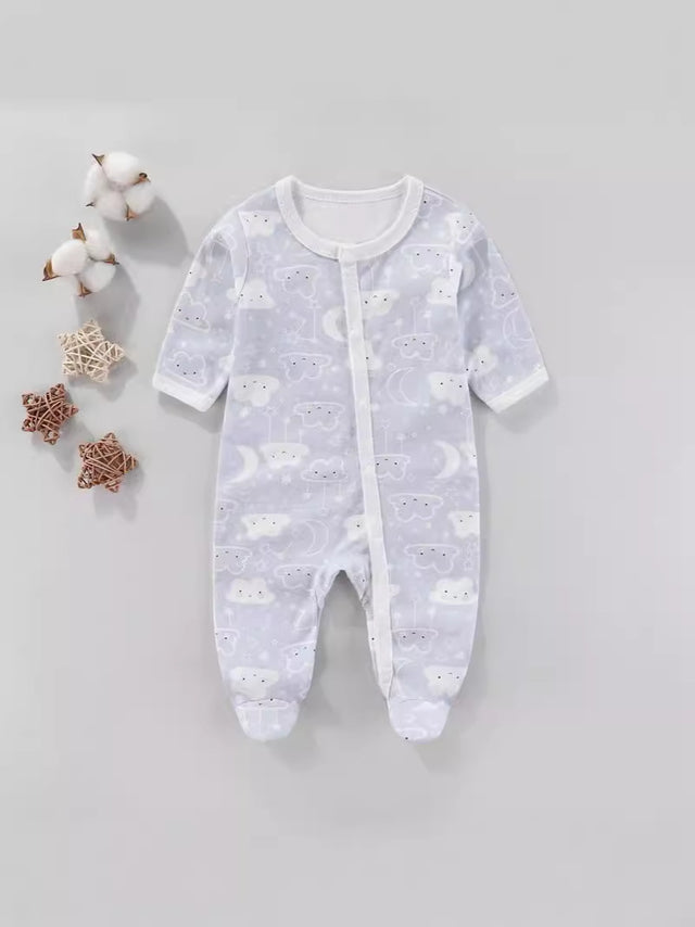 Baby Boy Romper Long Sleeve Cotton Cute Pattern Spring Autumn Winter Newborn Clothes Baby Girl Jumpsuit