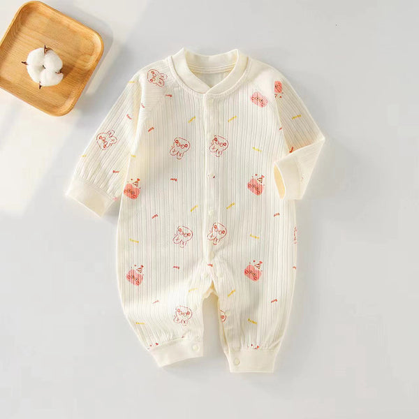 Bear Printed Autumn Baby Clothes