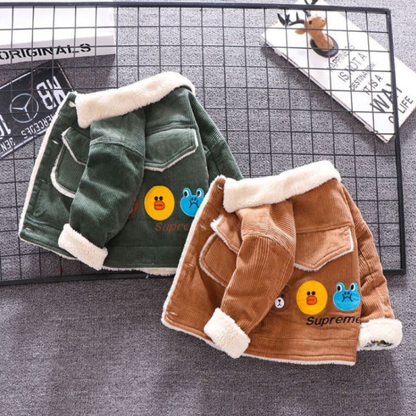 Winter 1 Piece Kids Baby Girls Jacket Childrens Clothing Toddler Girl Boy Tops Fleece Jackets Coat Outerwear for Kids