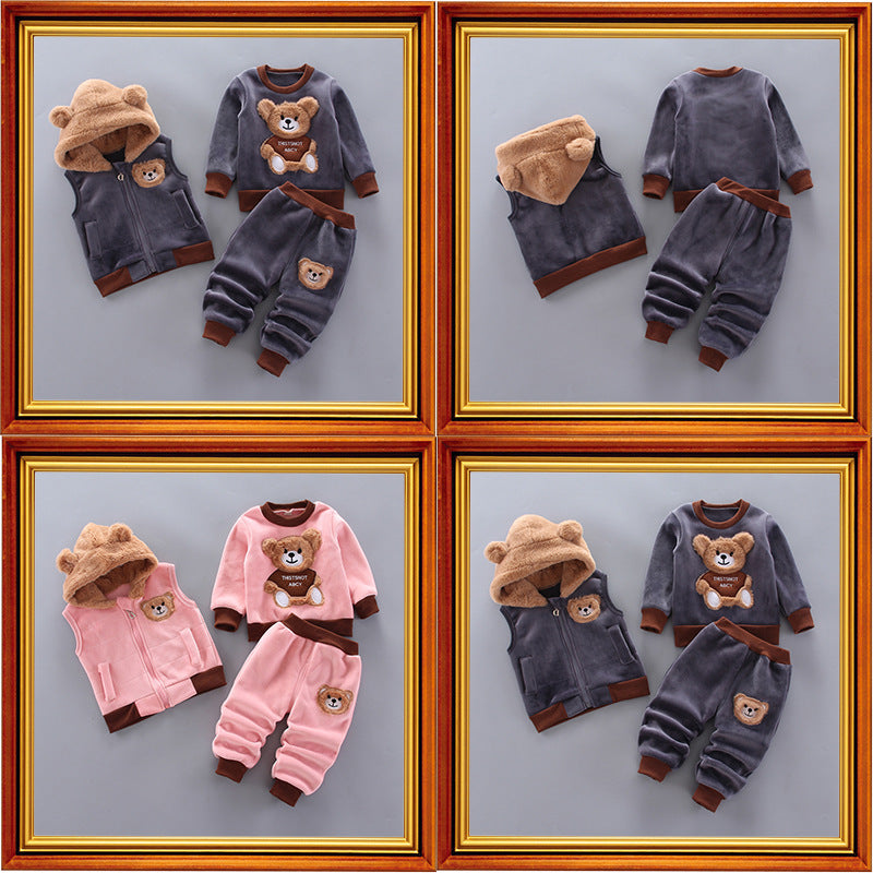 Winter Three Piece Flannel Set