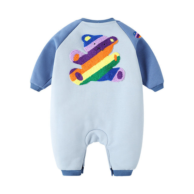 New baby spring and fall comfortable long-sleeved onesie