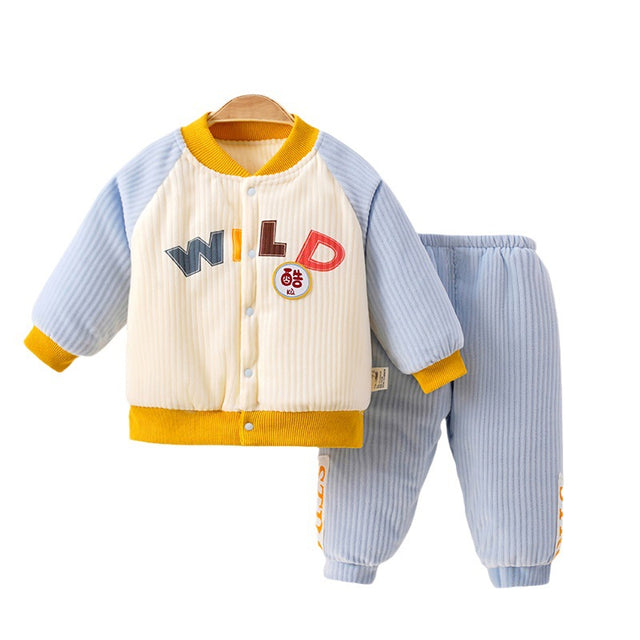 Unisex Baby Flannel Winter Romper