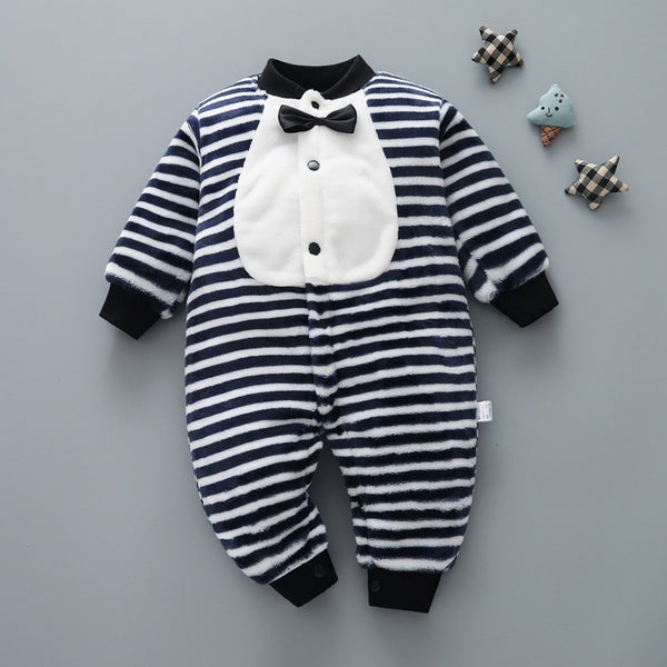 Baby & Toddler Long Sleeve Cotton Romper Pajamas - Autumn Cartoon Jumpsuit