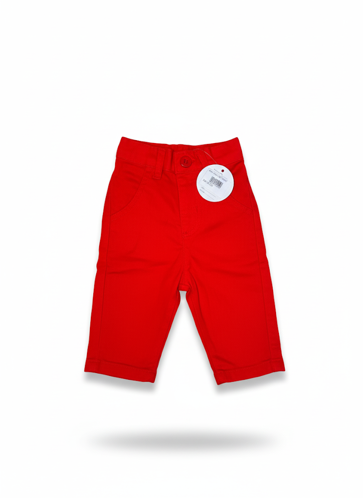 Pant Twill Red Infant