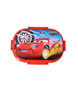 Mc Queen Cars Lunch Box With Two Portions, Spoon & Fork (KC5271)