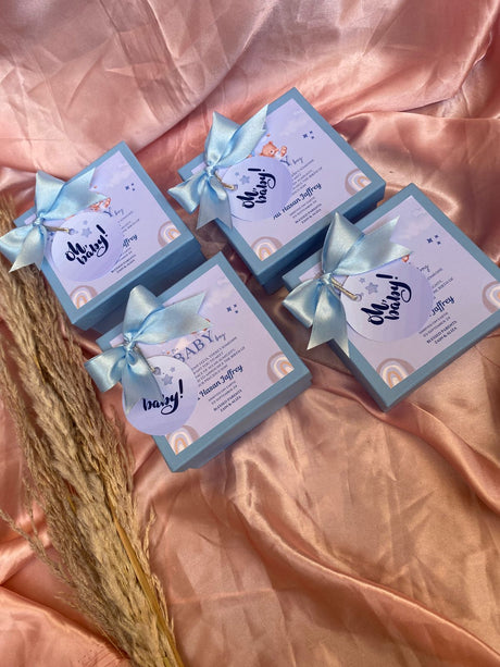 Rainbow Baby Announcement Box - Without Bag