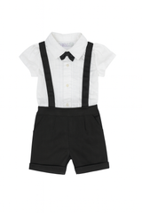 Suit 2Pc Gallace Belt Black Infant