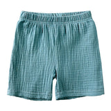 Boys Co-Ord Solids Teal Green Two-Piece Set