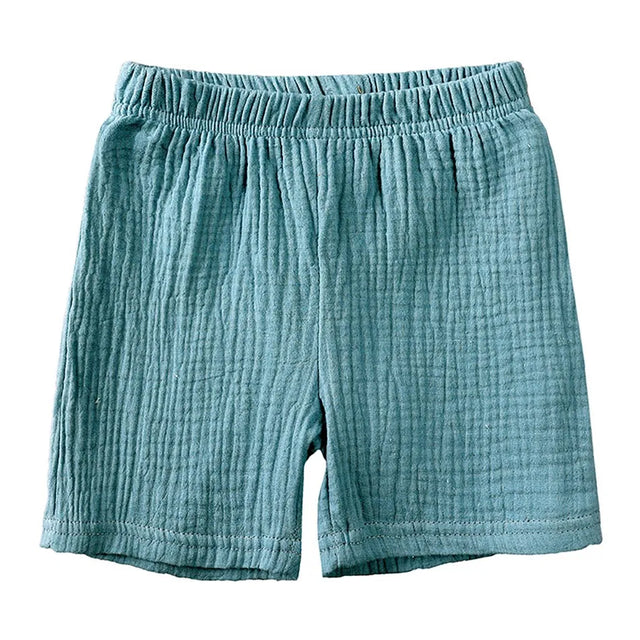 Boys Co-Ord Solids Teal Green Two-Piece Set
