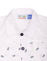 Shirt Cut & Sew Boys Blue Motif Toddler