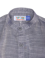 Shirt Front Pocket Boys Black Check Infant