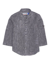 Shirt Front Pocket Boys Black Check Infant