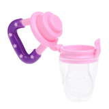 Baby Fruit Pacifier With Anti-Leak - Pink & Purple