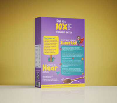 Organic Sprouted Ragi Powder for Babies-Gluten Free Superfood