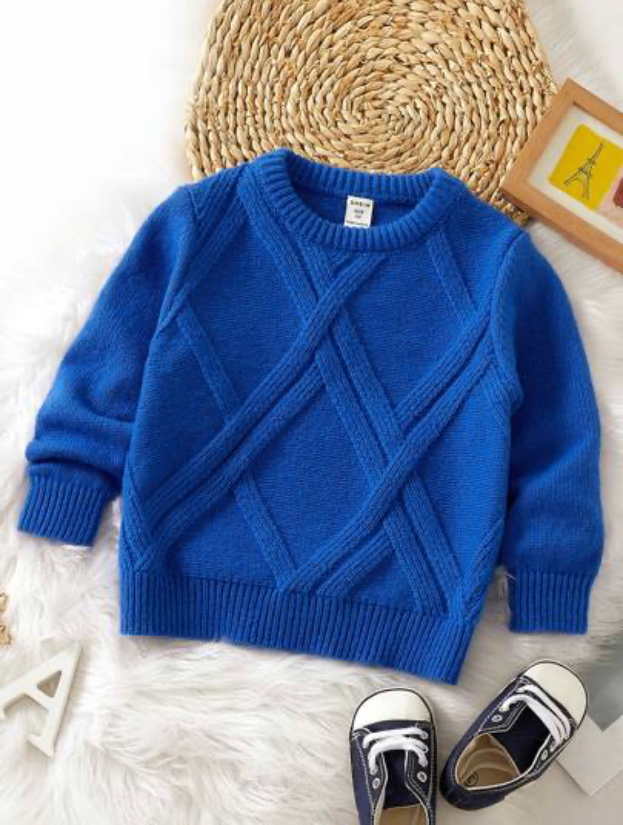 Knitted Full Sleeves Sweater
