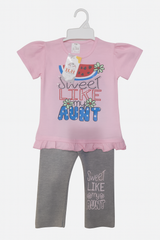 Baby Girl Outfit – Sweet Like My Aunt Top with Leggings