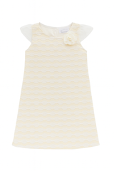 Top Ruffle Slseevs With Bow Grey Toddler