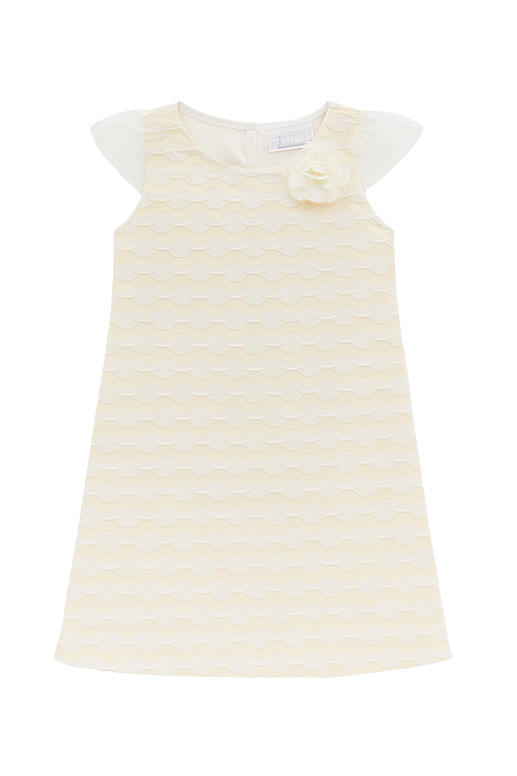 Top Ruffle Slseevs With Bow Grey Toddler