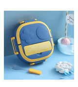 Lunch Box Stainless Steel With Partition & Spoon (6122)